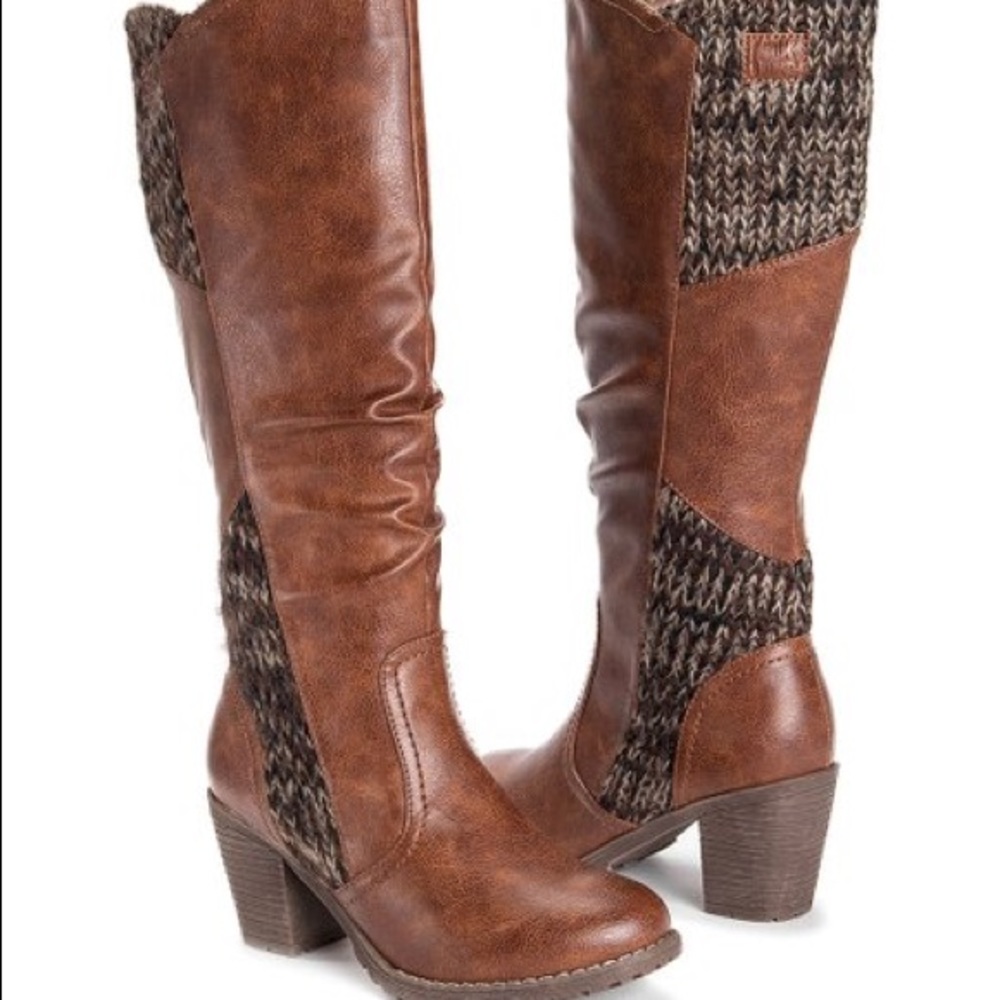 Muk Luks brown Selmie Boots